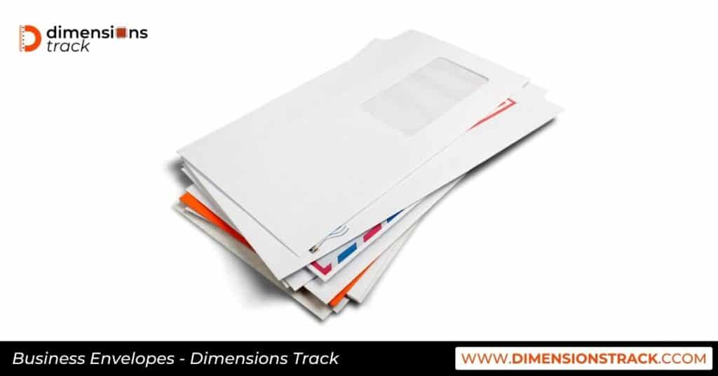 Business Envelopes Mailing in the Measurements