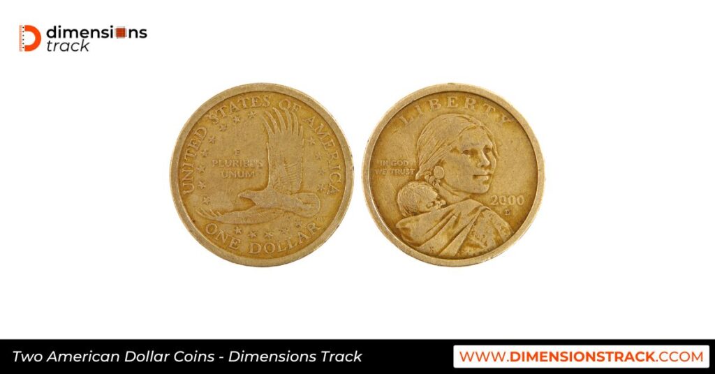 Two American Dollar Coins