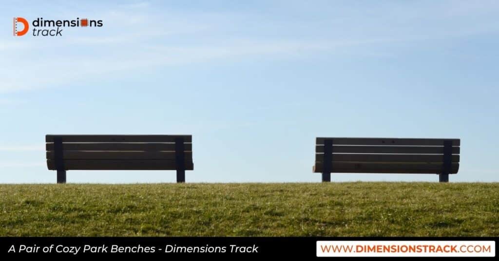 A Pair of Cozy Park Benches