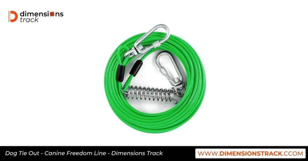 Dog Tie Out - Canine Freedom Line