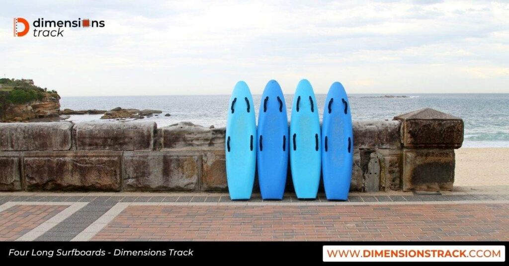 Four Long Surfboards