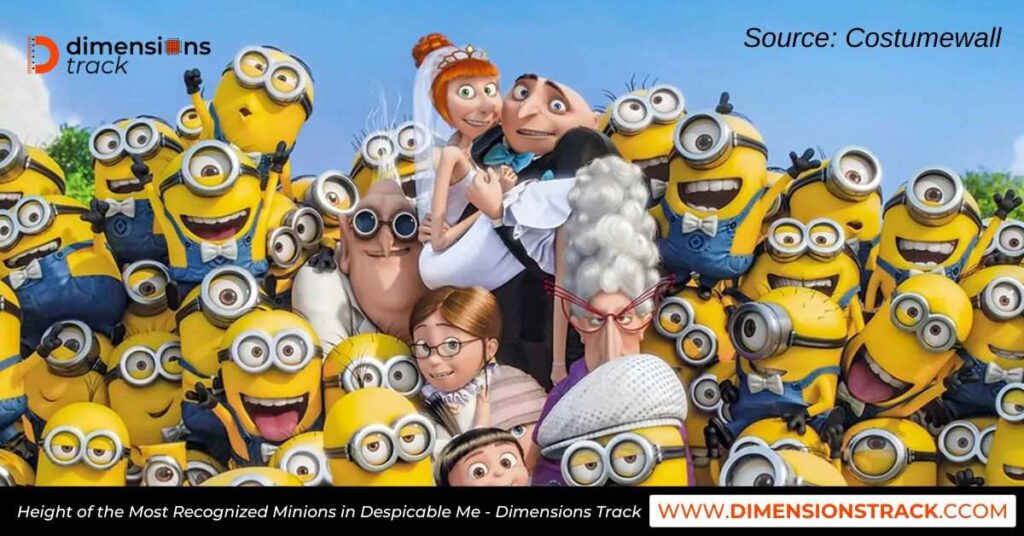 Height of the Most Recognized Minions in Despicable Me