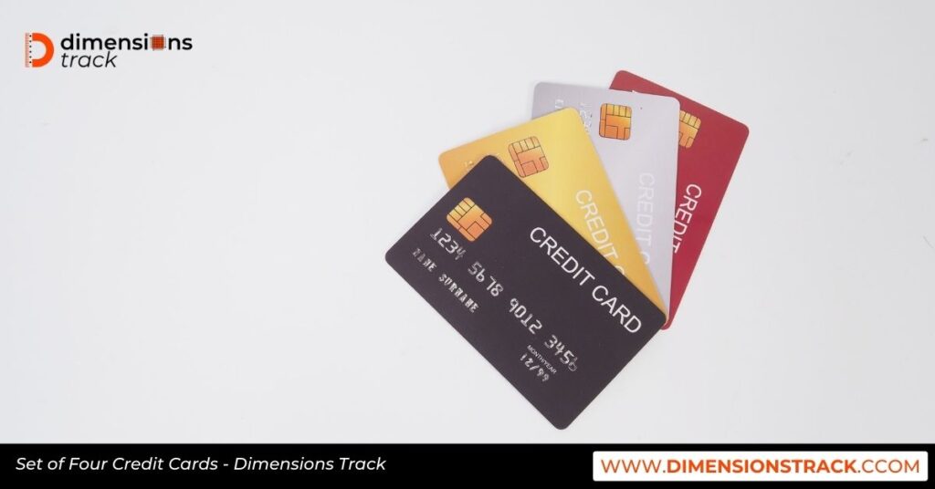 Set of Four Credit Cards