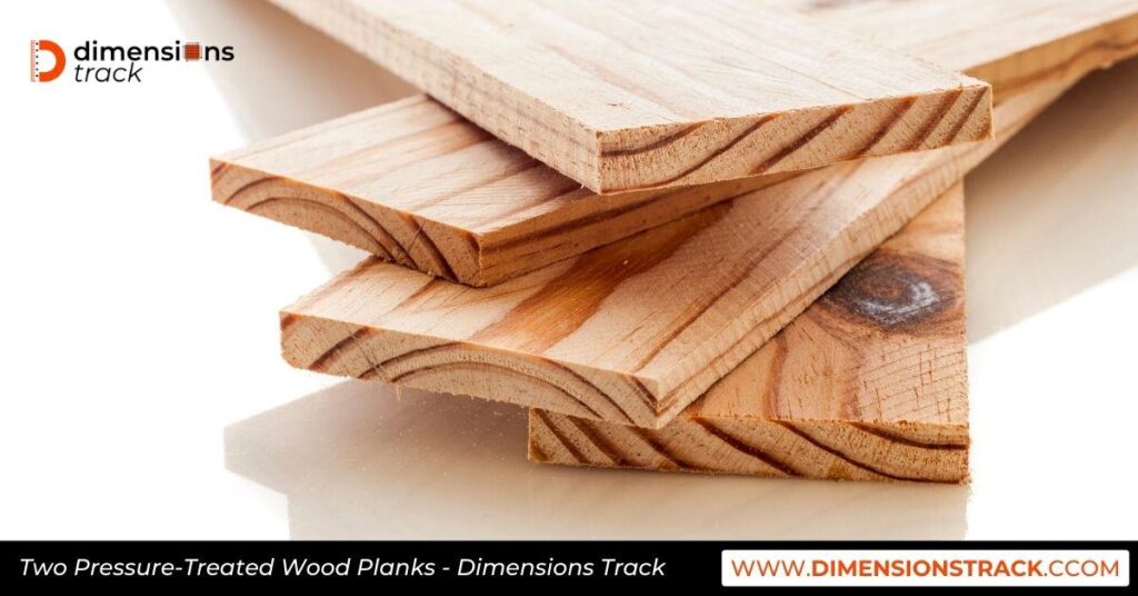 Two Pressure-Treated Wood Planks