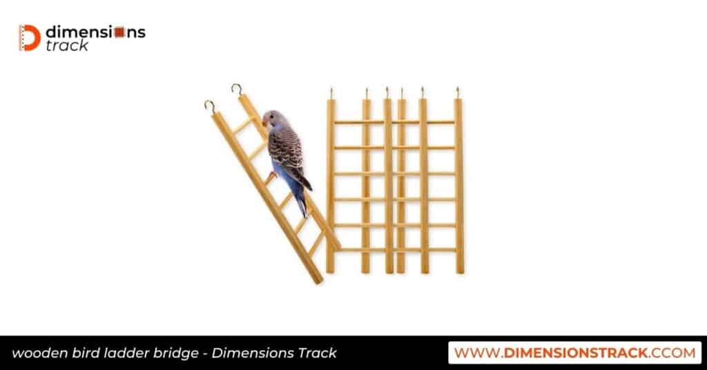 wooden bird ladder bridge