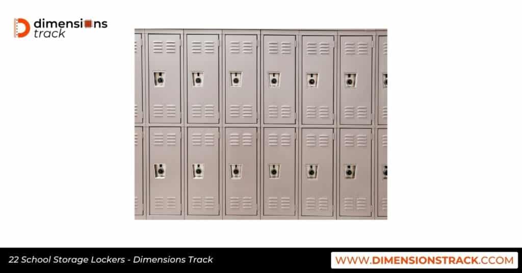 22 School Storage Lockers