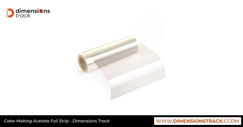 Cake-Making Acetate Foil Strip