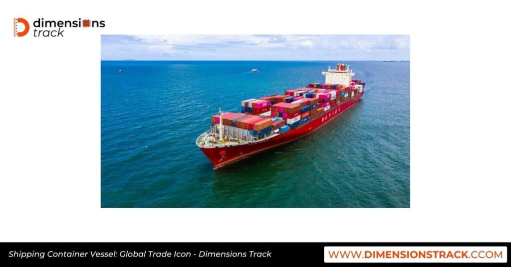 Shipping Container Vessel: Global Trade Icon