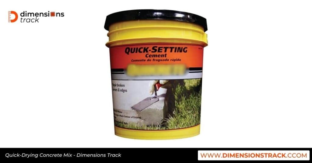 Quick-Drying Concrete Mix